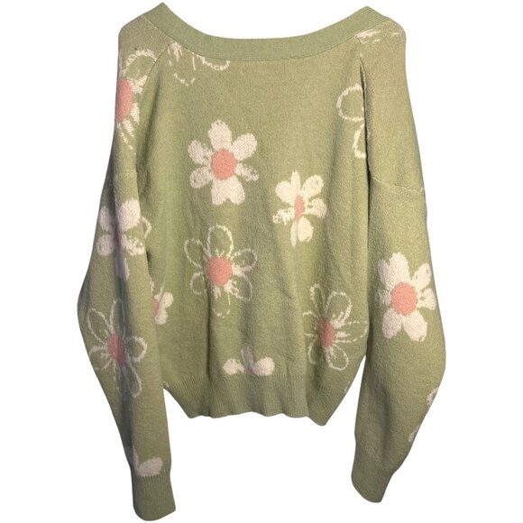 Celebrity Pink Women Green Cardigan - Picture 3 of 5